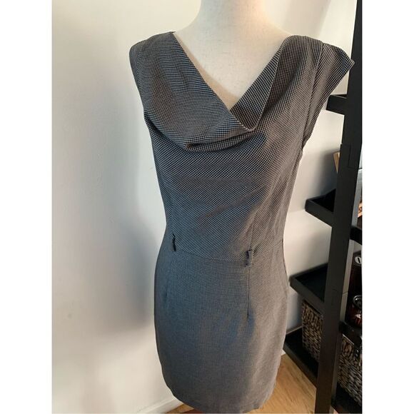 Banana republic gray work dress size 4p - Picture 1 of 4